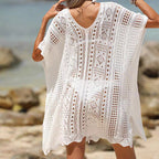 Crochet Bikini Seaside Vacation Smock Dress
