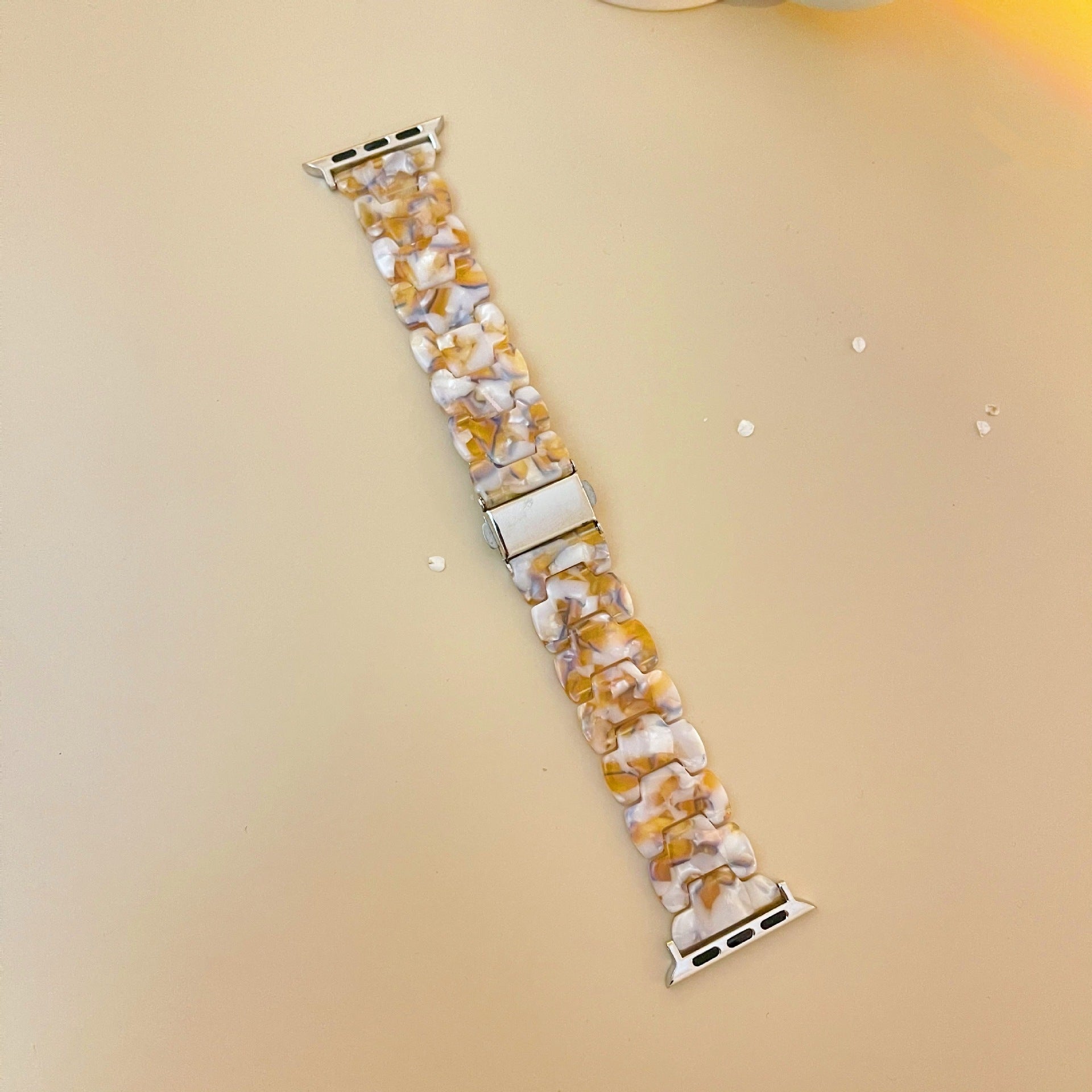 Stylish Multicolor Modern Oval Resin Shell Strap