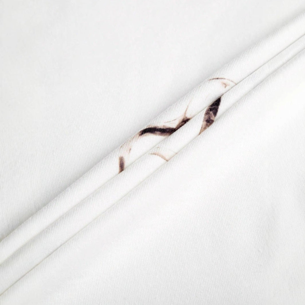 Heart Printing Women's Strapless Sexy Pullover Long Sleeve T-shirt