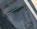 Womens Straight washed jeans
